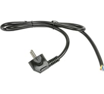 Кабель питания Filum пвс-вп 3x1,5 cee 7/7(schuko) угловая - свободный конец, 220/250в, 16а, чёрный, 1,8м FL-PC-SH90-C2-1,8-BK