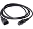 Кабель питания FL-PC16-C13-C14-1.8M С13- C14, 3х1 мм², 220В, 10A, чёрный, 1.8 м. Filum 00-01010474 3