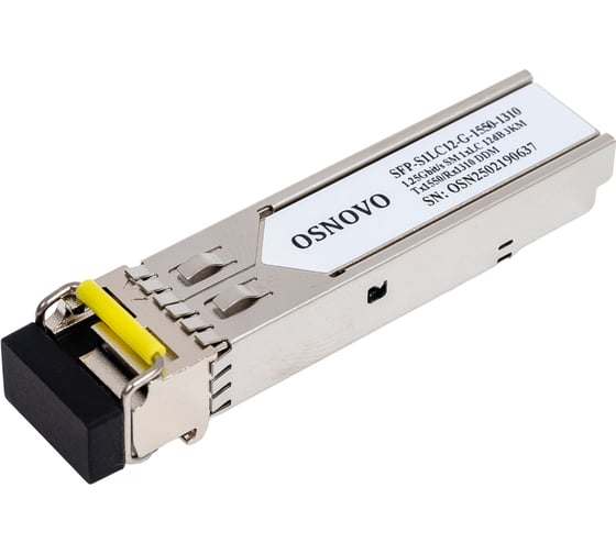 Оптический SFP модуль OSNOVO SFP-S1LC12-G-1550-1310 sct1201 1