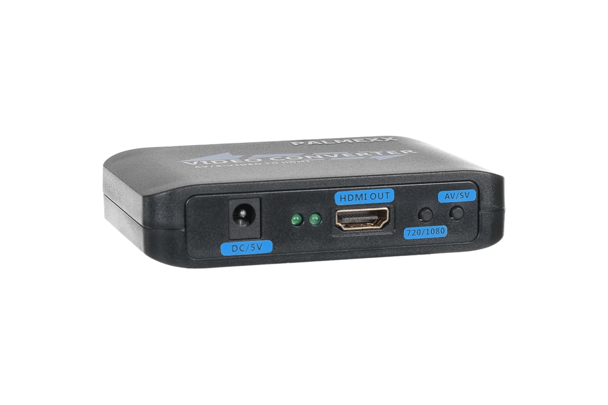 Конвертер PALMEXX АЦП FY59 Analog to Digital Video Converter (RCA+SVideo to  HDMI) PX/AY59