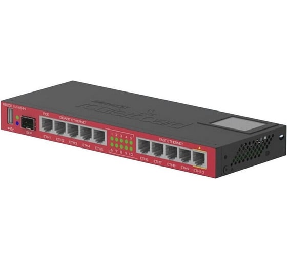 Беспроводная точка доступа Rbcap2nd cap, 2.4ghz, poe and case RB2011UiAS-IN 1