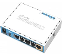 Беспроводной маршрутизатор Mikrotik hap 2.4ghz, 5xlan, 2.4 ггц 802.11b/g/n, mimo 2x2, 22 дбм RB951Ui-2nD