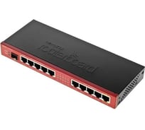 Маршрутизатор Mikrotik 5utp/wan 10/100mbps + 5utp/wan 10/100/1000mbps + 1sfp RB2011iLS-IN