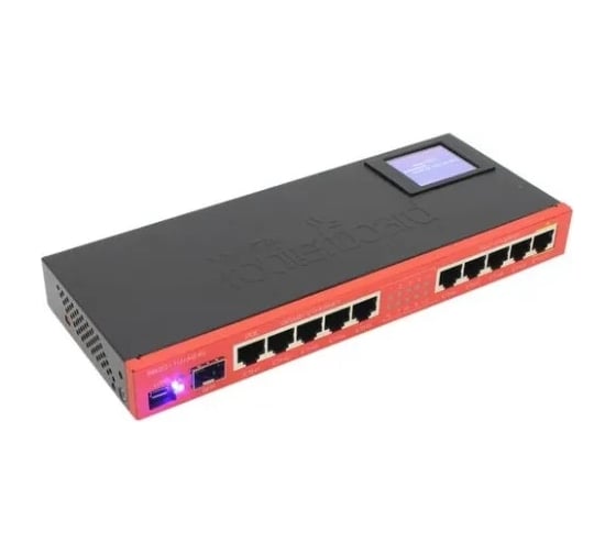 Маршрутизатор Mikrotik 5utp/wan 10/100mbps + 5utp/wan 10/100/1000mbps + 1sfp RB2011iLS-IN