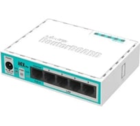 Маршрутизатор Mikrotik Hex lite 4 порта 100мбит/сек, + 1 порт wan 100мбит/сек RB750r2