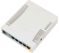 Беспроводной маршрутизатор Mikrotik 600mhz cpu, 128mb ram, 5xlan, built-in 2.4ghz 802b/g/n RB951Ui-2HnD