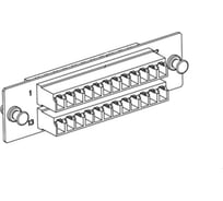 Панель для FO-19BXHyperline FO-FPM-W120H32-24LC-BL с 24 LC адаптерами, 24 волокна, одномод 47620