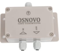 Уличное устройство грозозащиты для локальной вычислительной сети OSNOVO SP-IP/1000PW(ver2) (скорость до 1000 Мб/с) с защитой линий PoE (af/at, методы A + B, контакты 1/2, 3/6, 4/5, 7/8) sct1147