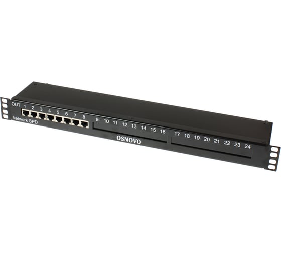 Устройство грозозащиты для локальной вычислительной сети OSNOVO SP-IP8/100R (скорость до 100 Мбит/с) на 8 портов sct1484