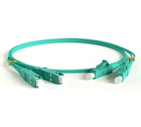 Волоконно-оптический патч-корд (шнур) Hyperline FC-D2-503-LC/PR-SC/PR-H-50M-LSZH-AQ MM 50/125(OM3), LC-SC, duplex, 10G, LSZH, 50 м 247704