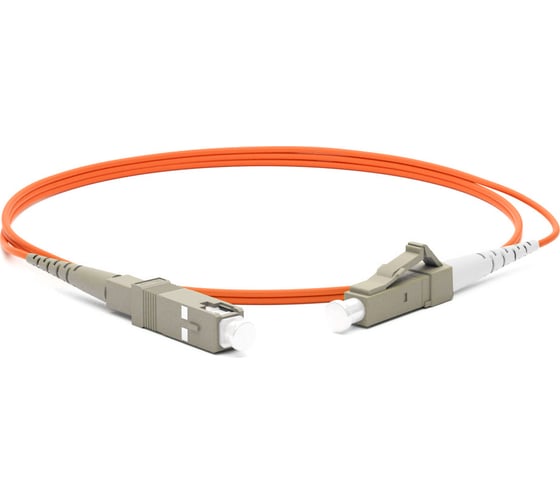 Волоконно-оптический патч-корд (шнур) Hyperline FC-S2-62-LC/PR-SC/PR-H-1.5M-LSZH-OR MM 62.5/125, LC-SC, 2.0 мм, simplex, LSZH, 1.5 м 394305