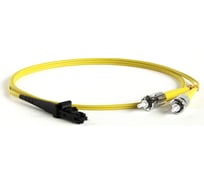 Волоконно-оптический патч-корд (шнур) Hyperline FC-D2-9-MTRJM/UR-ST/UR-H-5M-LSZH-YL SM 9/125 (OS2), ST-MTRJ(папа), 2.0 мм, duplex, LSZH, 5 м 28142