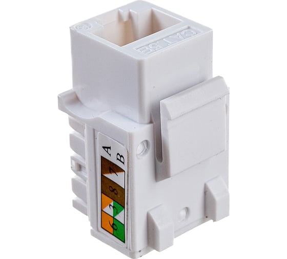 Вставка Keystone NEWMAX RJ-45, категория 5e, белый, NM-KSTU90/WH