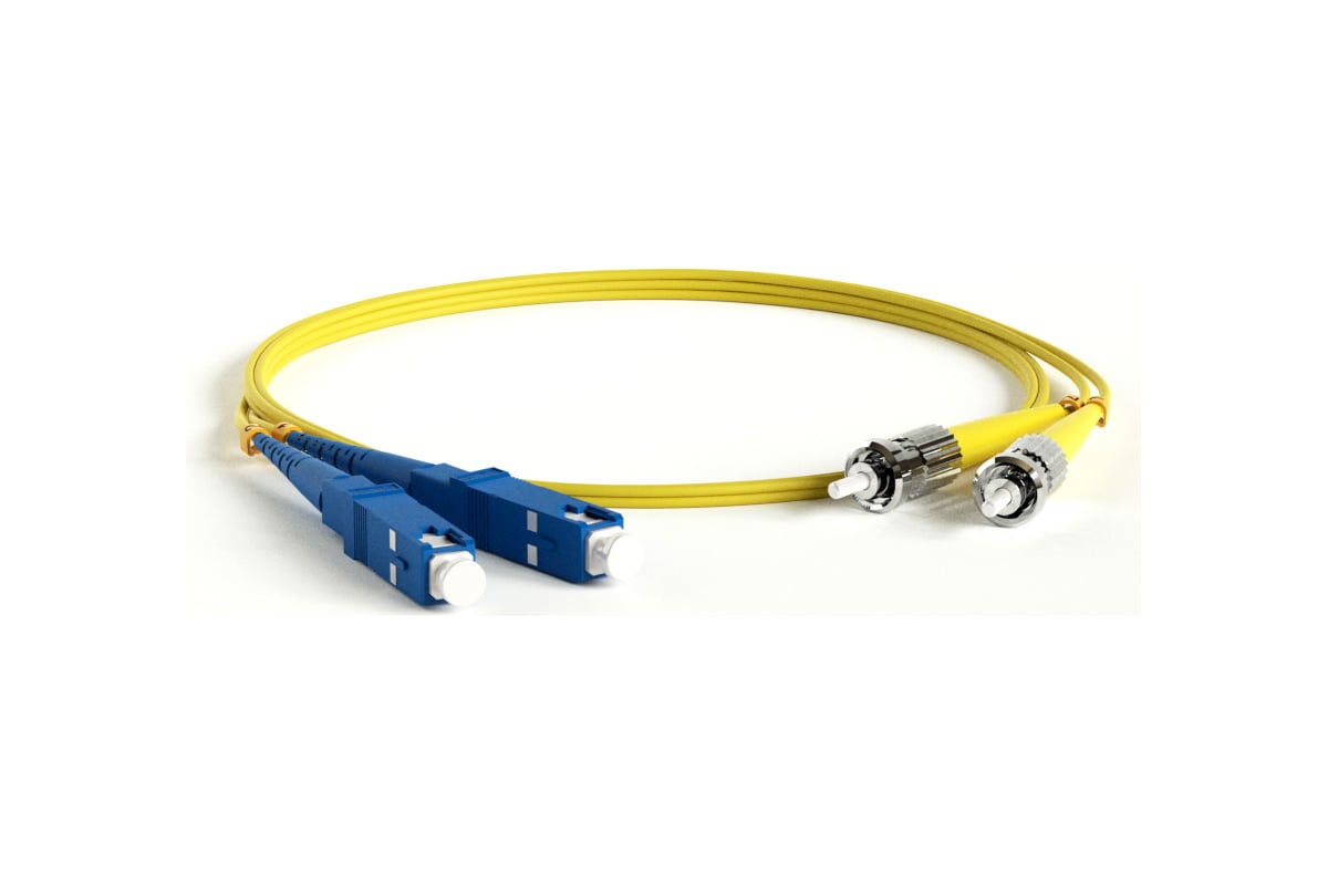 Волоконно-оптический патч-корд (шнур) Hyperline FC-D2-9-SC/UR-ST/UR-H ...