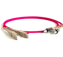 Волоконно-оптический патч-корд (шнур) Hyperline mm 50/125(om4), st-sc, 2.0 мм, duplex, lszh, 50 м 247799