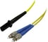 Волоконно-оптический патч-корд (шнур) Hyperline FC-D2-9-LC/UR-MTRJF/UR-H-10M-LSZH-YL SM 9/125 (OS2), MTRJ(мама)-LC, 2.0 мм, duplex, LSZH, 10 м 393964 1