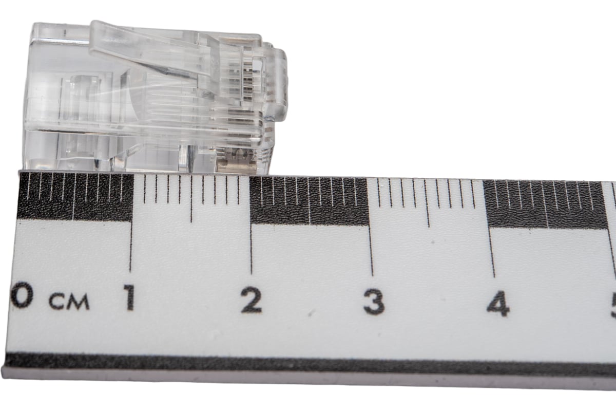 Коннектор RJ-45 TWT 8P8C UTP категория 5e, универсальный, 100 шт. в ...