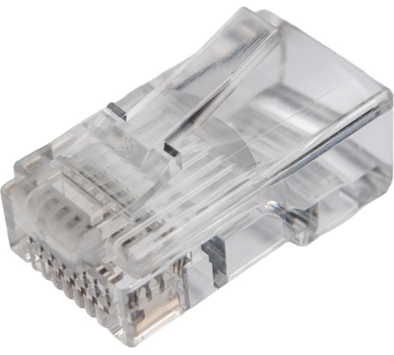 Коннектор RJ-45 TWT 8P8C UTP категория 5e, универсальный, 100 шт. в упаковке PL45-8P8C 16104158