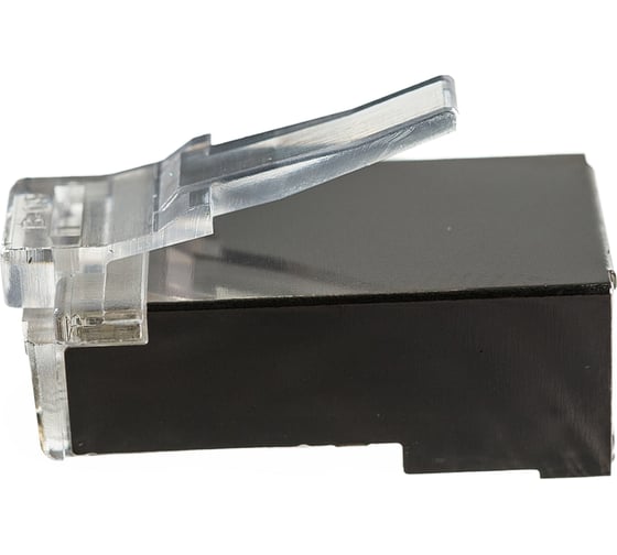 Коннектор RJ45 TWT STP 8P8C, универсальный, со вставкой, cat.6, 100 шт. PL45/S-8P8C-6V