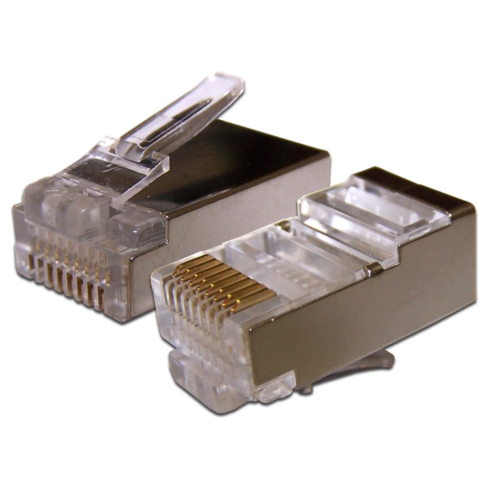 Коннектор RJ-45 TWT 8P8C FTP категория 6, экранированный, универсальный ...