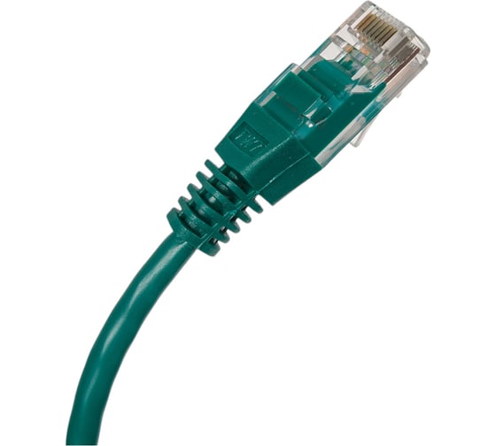 Патч-корд TWT RJ45-RJ45, 4 пары, UTP, категория 5е, 3 м, зелный, 45-45-3.0-GN