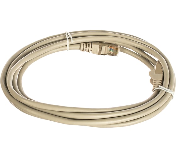 Патч-корд TWT RJ45-RJ45, 4 пары, FTP, категория 5е, 3 м, серый, 45-45-3.0/S-GY