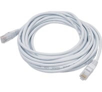 Патч-корд TWT RJ45-RJ45, 4 пары, UTP, категория 5е, 5 м, белый, 45-45-5.0-WH