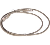 Патч-корд TWT RJ45-RJ45, 4 пары, UTP, категория 5е, 1 м, серый, 45-45-1.0-GY