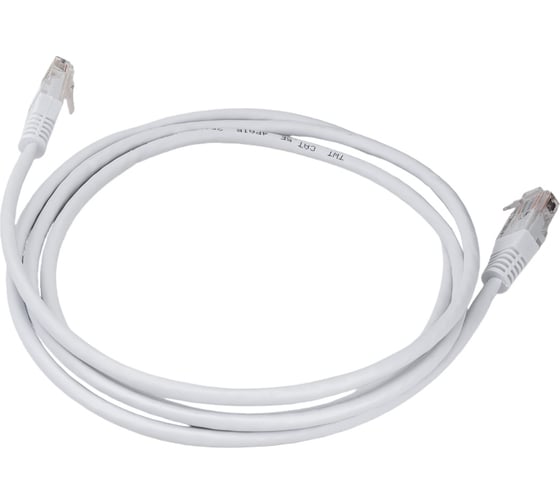 Патч-корд TWT RJ45-RJ45, 4 пары, UTP, категория 5е, 1.5 м, белый, 45-45-1.5-WH