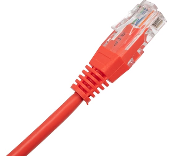 Патч-корд TWT RJ45-RJ45, 4 пары, UTP, категория 5е, 0.3 м, оранжевый 45-45-0.3-OR