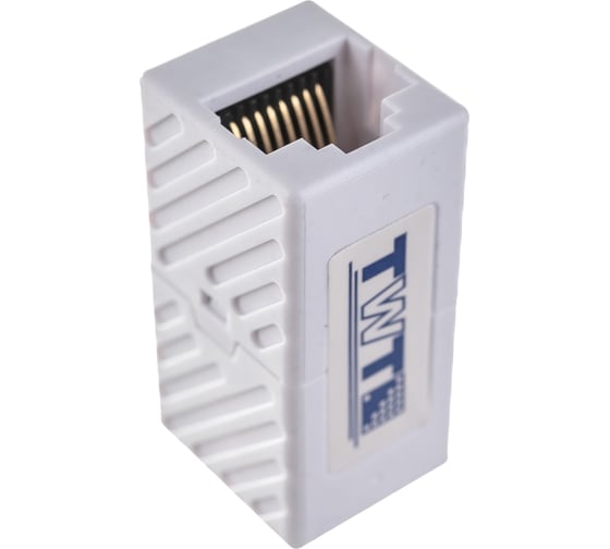 Соединитель 2-х портов RJ-45, неэкранированный, категории 6 TWT CP45UTP6