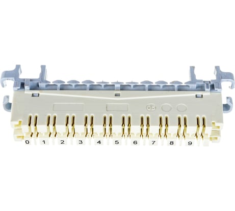 Размыкаемый плинт TWT LSA-PLUS-PROFIL HIGHBAND категория 5 маркировка от 0 до 9 под хомут LSA10P-DIS-5E