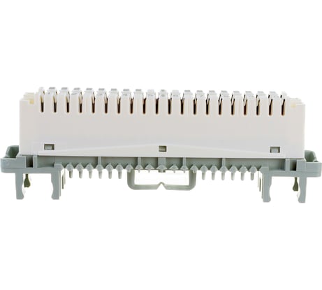 Размыкаемый плинт TWT LSA-PLUS-PROFIL маркировка от 1 до 0 Eco под хомут и профиль LSA10P-DIS-10