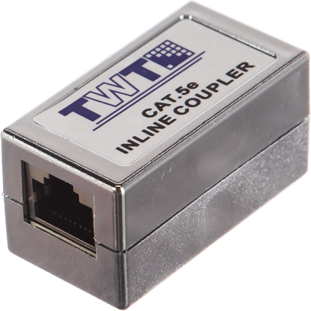 Соединитель 2-х портов TWT RJ-45, экранированный, категории 5е ...