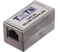 Соединитель 2-х портов TWT RJ-45, экранированный, категории 5е CP45STP5E