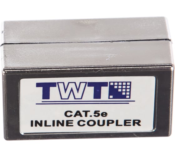 Соединитель 2-х портов TWT RJ-45, экранированный, категории 5е CP45STP5E
