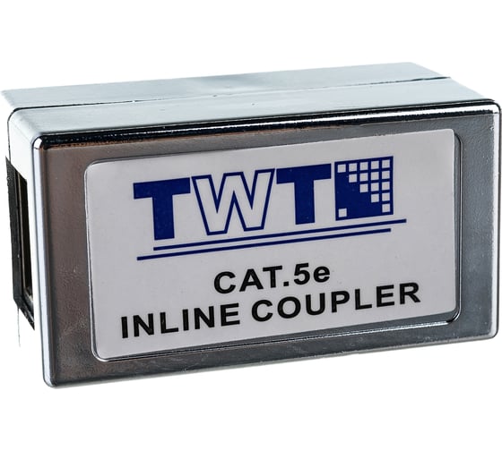 Соединитель 2-х портов TWT RJ-45, экранированный, категории 5е CP45STP5E