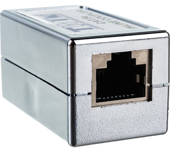 Соединитель 2-х портов TWT RJ-45, экранированный, категории 5е CP45STP5E