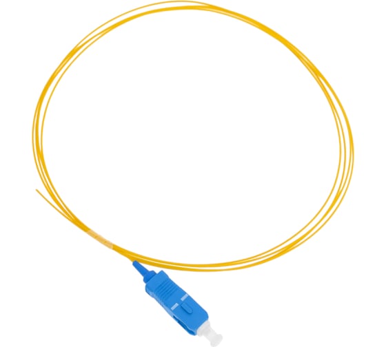 Пигтейл LANMASTER SC, UPC одномодовый OS2, 1.5 м LAN-PIG-SC/SU-1.5