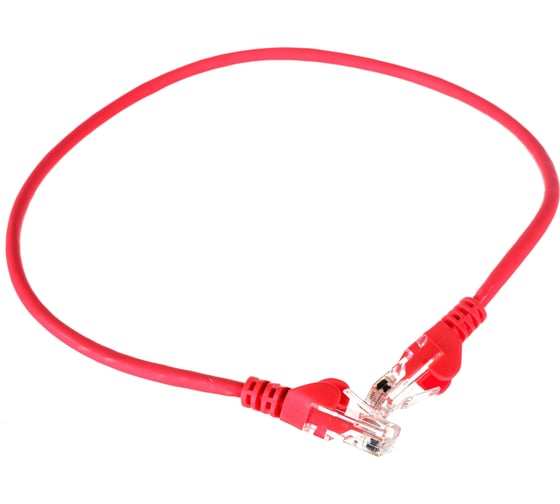 Патч-корд LANMASTER RJ45-RJ45, 4 пары, UTP, категория 5е, 0.5м, оранжевый, LSZH, LAN-PC45/U5E-0.5-OR