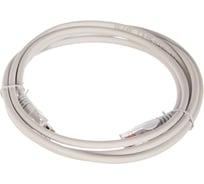 Патч-корд LANMASTER RJ45-RJ45, 4 пары, UTP, категория 5е, 2 м, белый, LSZH, LAN-PC45/U5E-2.0-WH