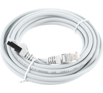 Патч-корд LANMASTER RJ45-RJ45, 4 пары, FTP, категория 5е, 5 м, серый, LSZH, LAN-PC45/S5E-5.0-GY