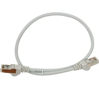 Патч-корд LANMASTER RJ45-RJ45, 4 пары, FTP, категория 5е, 0.5 м, серый, LSZH, LAN-PC45/S5E-0.5-GY