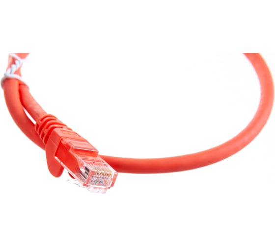 Патч-корд LANMASTER RJ45-RJ45, 4 пары, UTP, категория 6, 0.5 м оранжевый, LSZH, LAN-PC45/U6-0.5-OR
