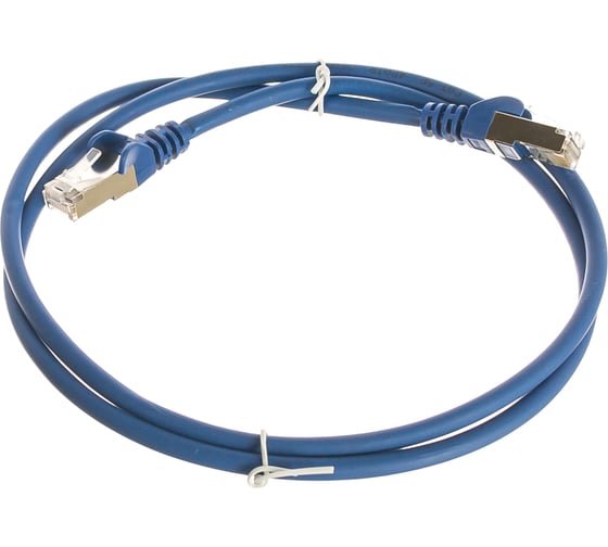 Патч-корд LANMASTER RJ45-RJ45, 4 пары, FTP, категория 5е, 1 м, синий, LSZH, LAN-PC45/S5E-1.0-BL