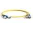 Волоконно-оптический патч-корд (шнур) Hyperline FC-D2-9-FC/UR-FC/UR-H-50M-LSZH-YL SM 9/125 (OS2), FC/UPC-FC/UPC, 2.0 мм, duplex, LSZH, 50 м 244186 1