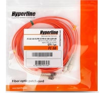 Волоконно-оптический патч-корд (шнур) Hyperline FC-D2-50-FC/PR-ST/PR-H-5M-LSZH-OR MM 50/125, FC-ST, 2.0 мм, duplex, LSZH, 5 м 239431