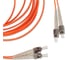 Волоконно-оптический патч-корд (шнур) Hyperline FC-D2-50-FC/PR-ST/PR-H-50M-LSZH-OR MM 50/125, FC-ST, 2.0 мм, duplex, LSZH, 50 м 247612 1
