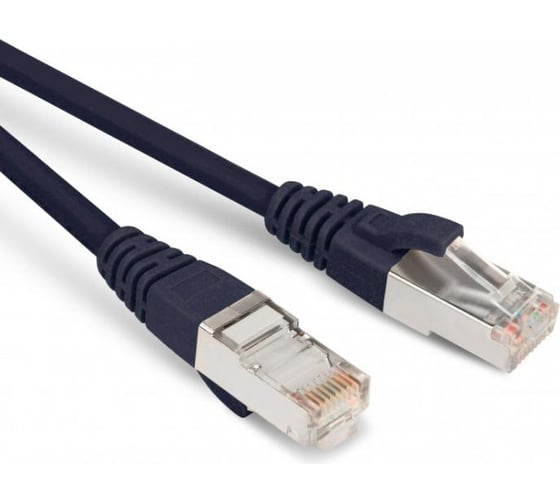 Патч-корд Hyperline PC-LPM-SFTP-RJ45-RJ45-C5e-7M-LSZH-BK SF/UTP, экранированный, Cat.5e (100% Fluke Component Tested), LSZH, 7 м, черный 264391 1