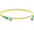 Волоконно-оптический патч-корд (шнур) Hyperline FC-S2-9-FC/AR-FC/AR-H-10M-LSZH-YL SM 9/125 (OS2), FC/APC-FC/APC, 2.0 мм, simplex, LSZH, 10 м 250662 1